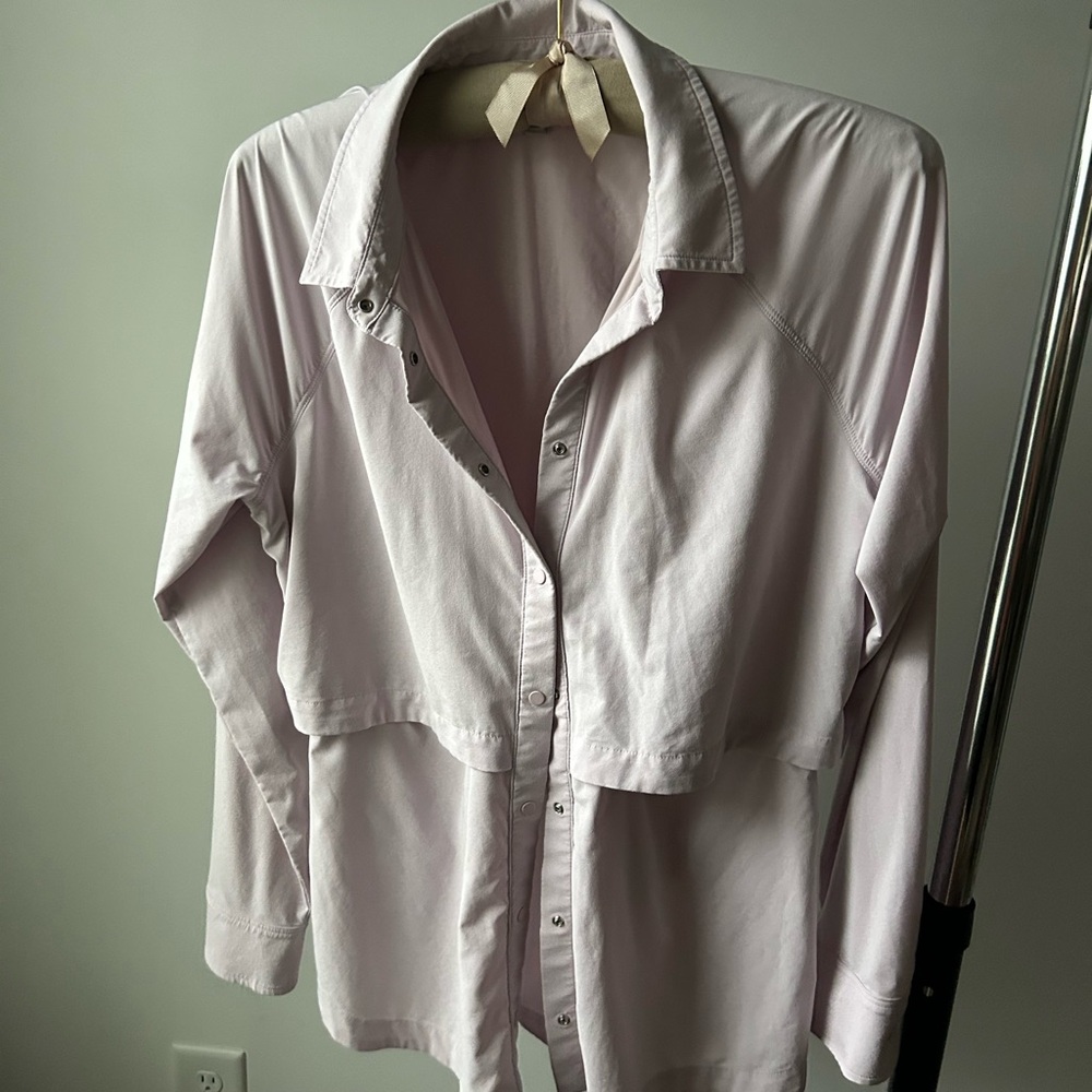 Light Purple Button-Up Shirt